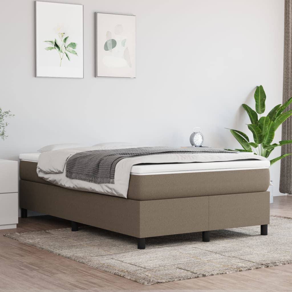 Struttura Letto a Rete a Molle Tortora 120x200 cm Tessuto | homemem39