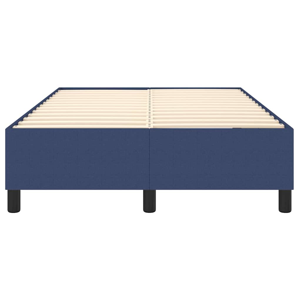 Struttura Letto a Rete a Molle Blu 120x200 cm in Tessuto