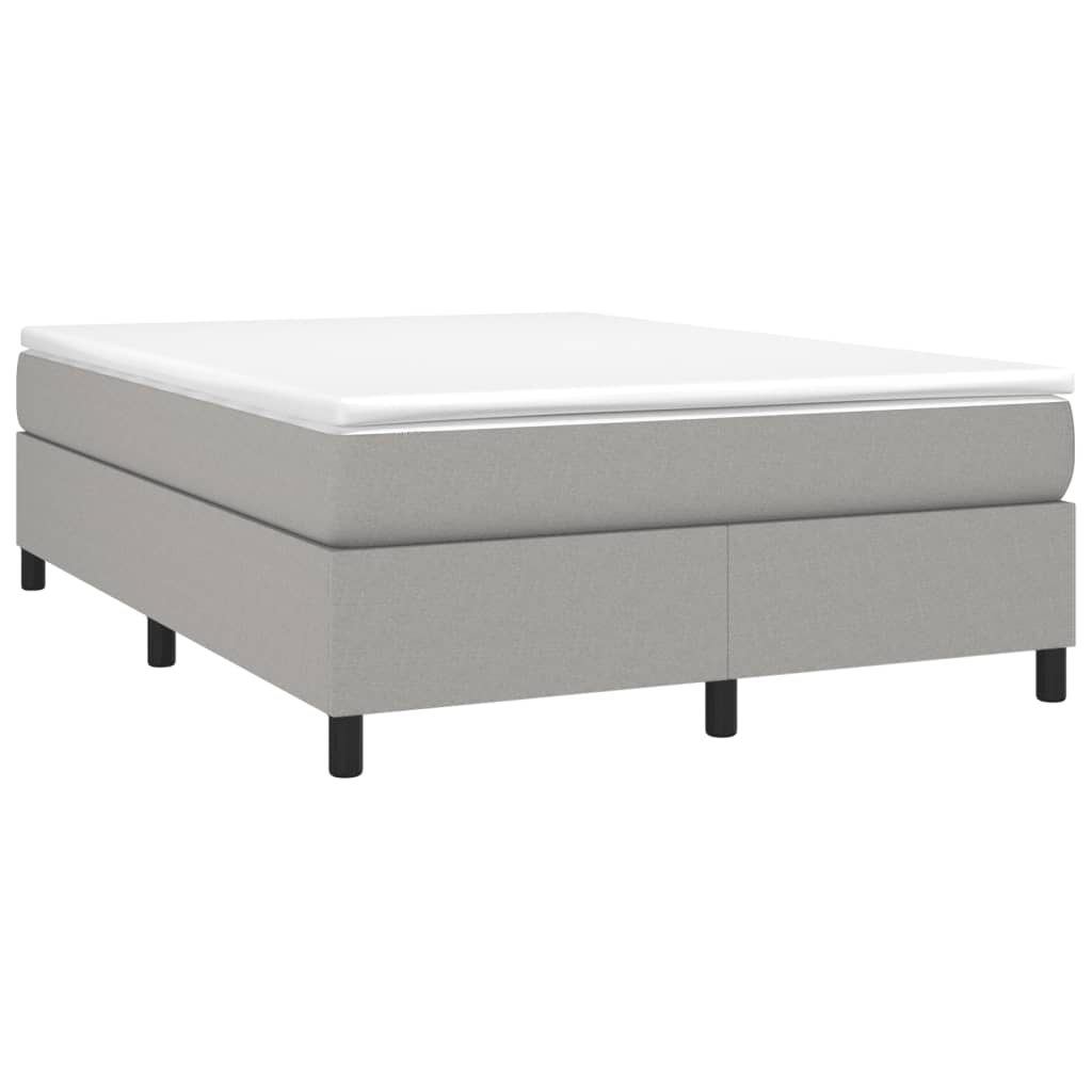 Struttura Letto a Rete a Molle Grigio Chiaro 140x190 cm Tessuto | homemem39