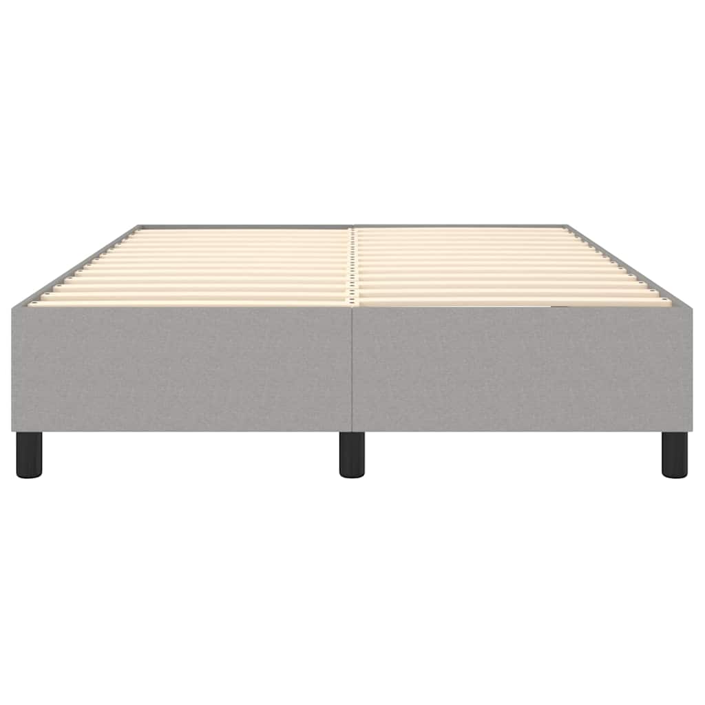 Struttura Letto a Rete a Molle Grigio Chiaro 140x190 cm Tessuto