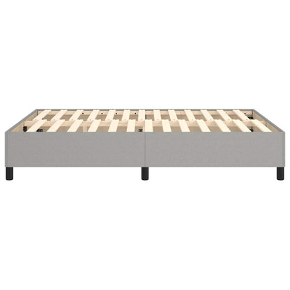 Struttura Letto a Rete a Molle Grigio Chiaro 140x190 cm Tessuto