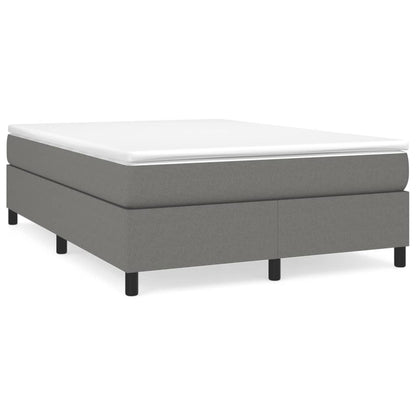 Struttura Letto a Rete a Molle Grigio Scuro 140x190 cm Tessuto | homemem39