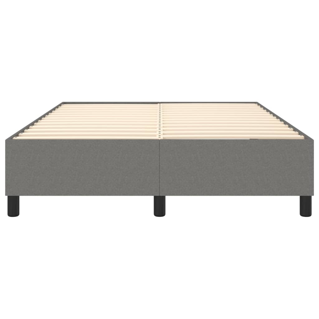 Struttura Letto a Rete a Molle Grigio Scuro 140x190 cm Tessuto | homemem39