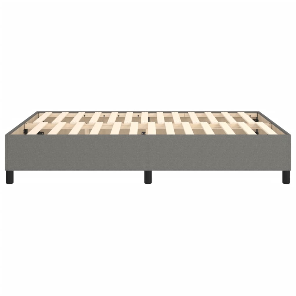 Struttura Letto a Rete a Molle Grigio Scuro 140x190 cm Tessuto | homemem39