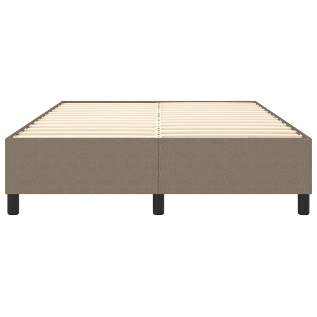 Struttura Letto a Rete a Molle Tortora 140x190 cm in Tessuto | homemem39