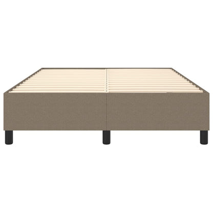 Struttura Letto a Rete a Molle Tortora 140x190 cm in Tessuto | homemem39