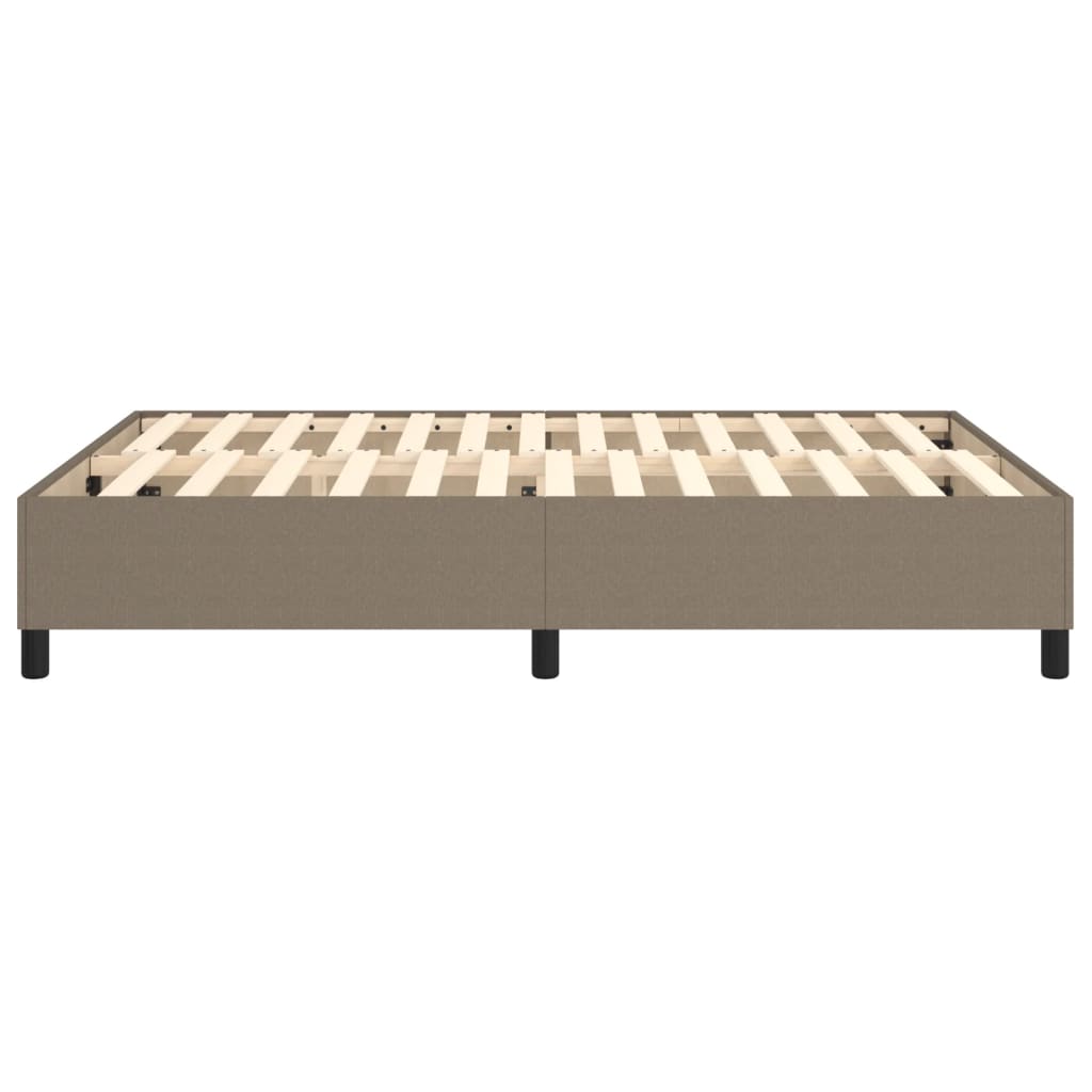 Struttura Letto a Rete a Molle Tortora 140x190 cm in Tessuto | homemem39