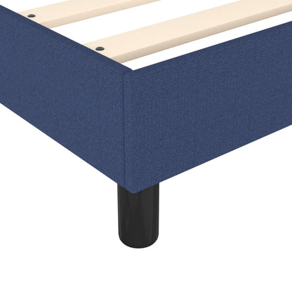 Struttura Letto a Rete a Molle Blu 140x190 cm in Tessuto | homemem39