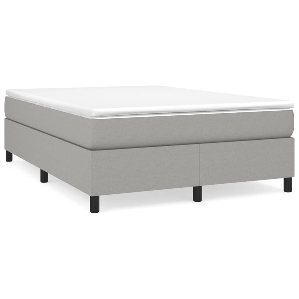 Struttura Letto a Rete a Molle Grigio Chiaro 140x200 cm Tessuto | homemem39