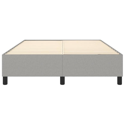 Struttura Letto a Rete a Molle Grigio Chiaro 140x200 cm Tessuto | homemem39
