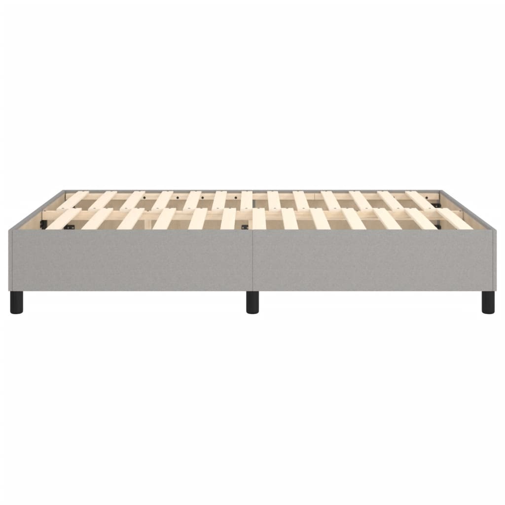 Struttura Letto a Rete a Molle Grigio Chiaro 140x200 cm Tessuto | homemem39