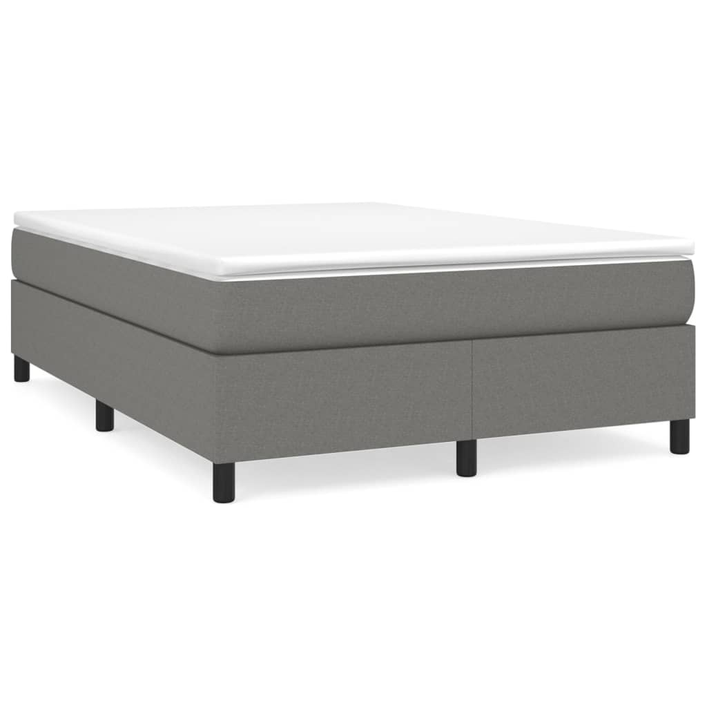 Struttura Letto a Rete a Molle Grigio Scuro 140x200 cm Tessuto | homemem39