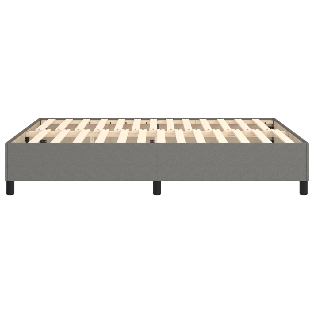 Struttura Letto a Rete a Molle Grigio Scuro 140x200 cm Tessuto | homemem39