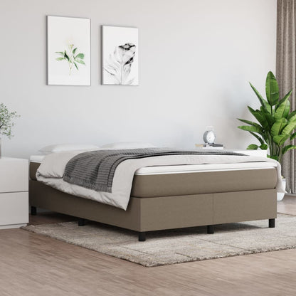 Struttura Letto a Rete a Molle Tortora 140x200 cm in Tessuto | homemem39