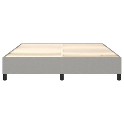Struttura Letto a Rete a Molle Grigio Chiaro 160x200 cm Tessuto | homemem39