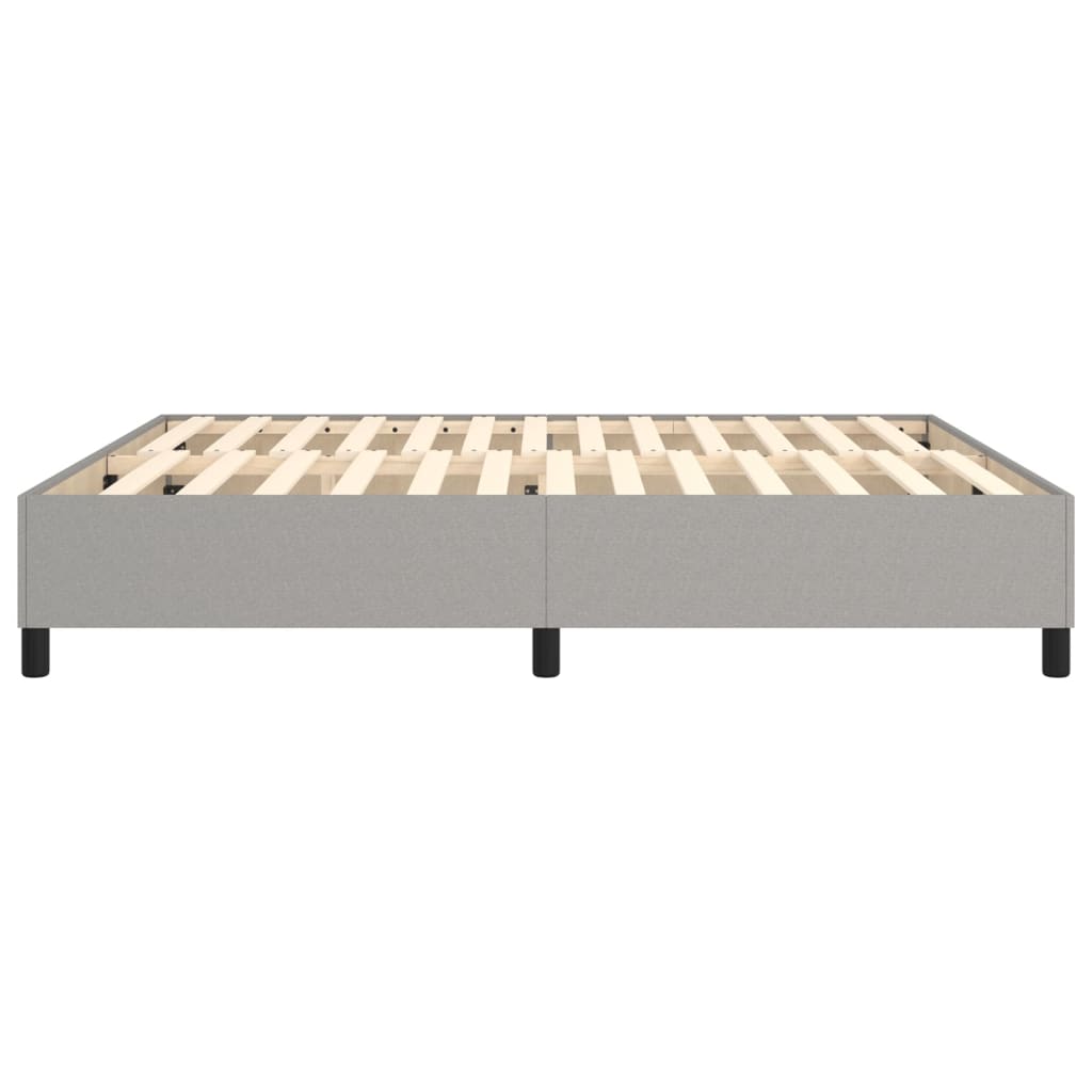 Struttura Letto a Rete a Molle Grigio Chiaro 160x200 cm Tessuto | homemem39