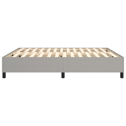 Struttura Letto a Rete a Molle Grigio Chiaro 160x200 cm Tessuto | homemem39