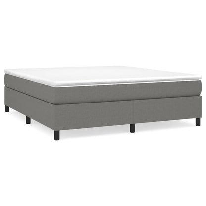 Struttura Letto a Rete a Molle Grigio Scuro 160x200 cm Tessuto | homemem39