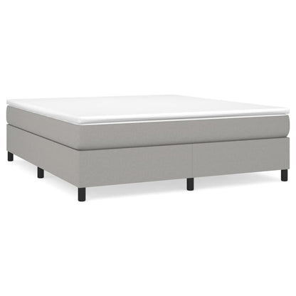 Struttura Letto a Rete a Molle Grigio Chiaro 180x200 cm Tessuto | homemem39