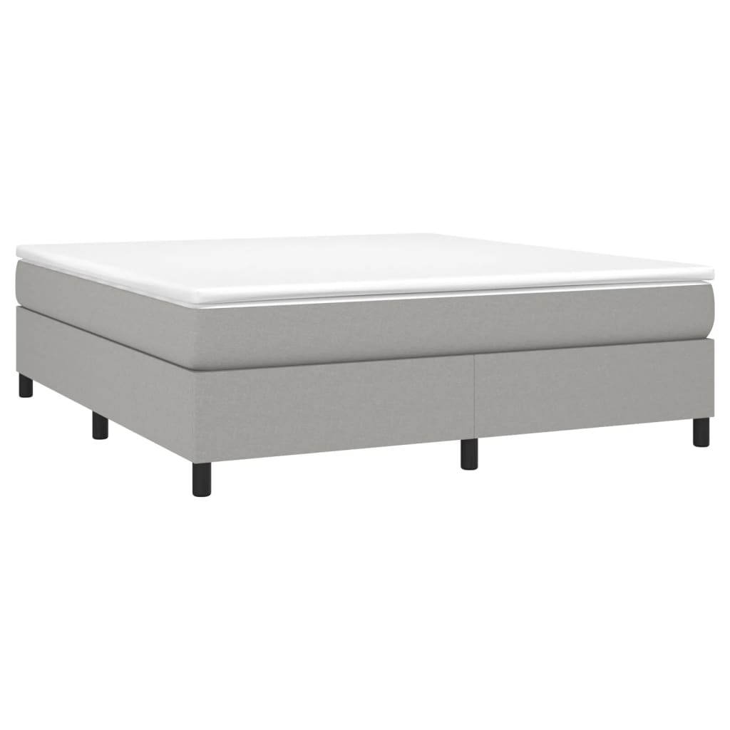 Struttura Letto a Rete a Molle Grigio Chiaro 180x200 cm Tessuto | homemem39