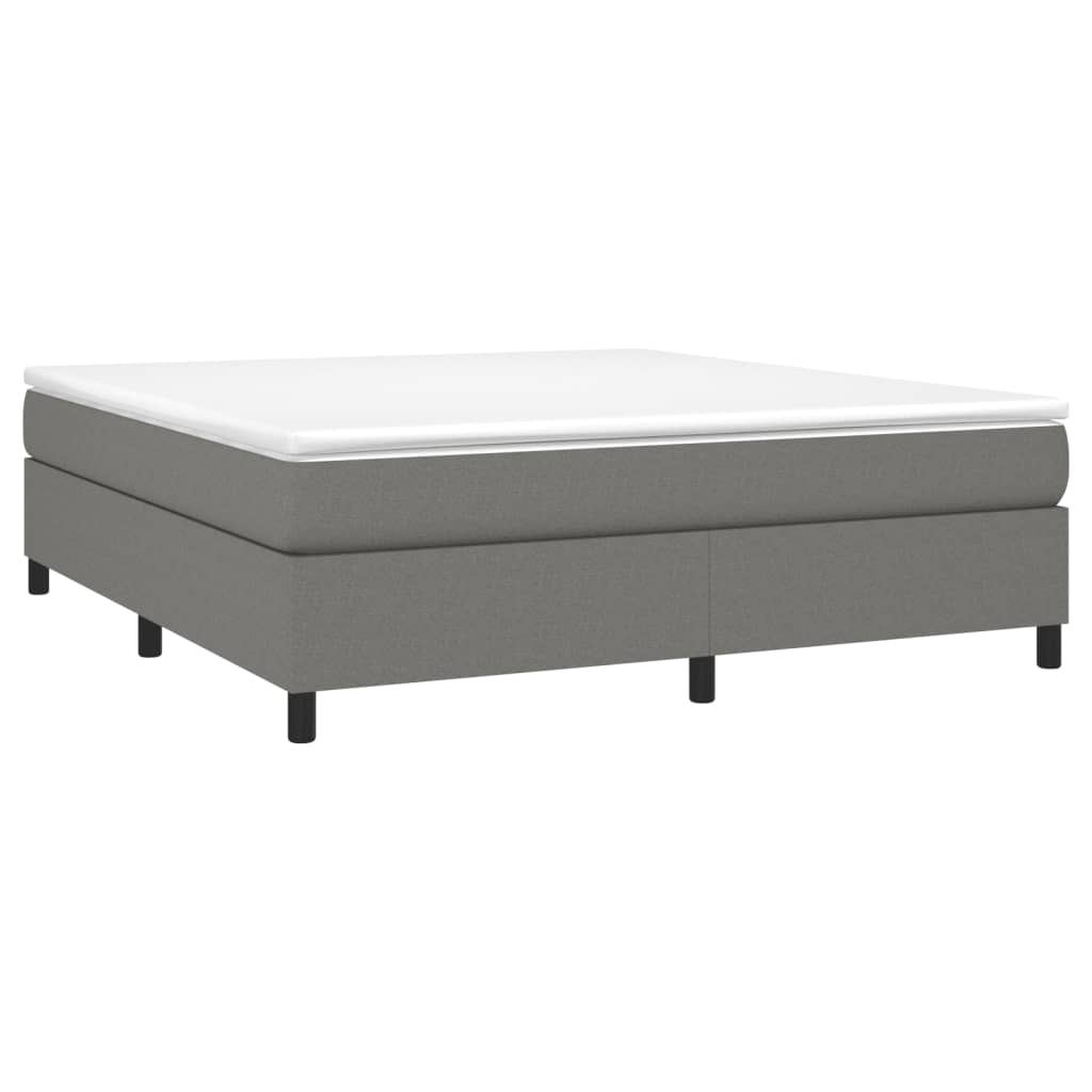 Struttura Letto a Rete a Molle Grigio Scuro 180x200 cm Tessuto | homemem39