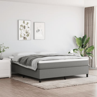 Struttura Letto a Rete a Molle Grigio Scuro 180x200 cm Tessuto | homemem39