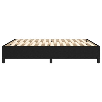 Struttura Letto a Rete a Molle Nero 180x200 cm in Tessuto | homemem39