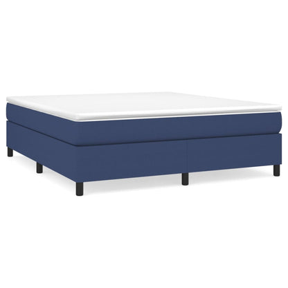 Struttura Letto a Rete a Molle Blu 180x200 cm in Tessuto | homemem39
