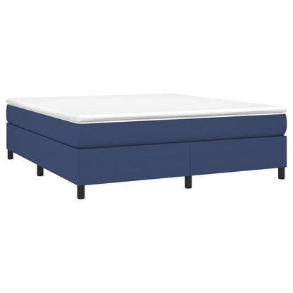 Struttura Letto a Rete a Molle Blu 180x200 cm in Tessuto | homemem39