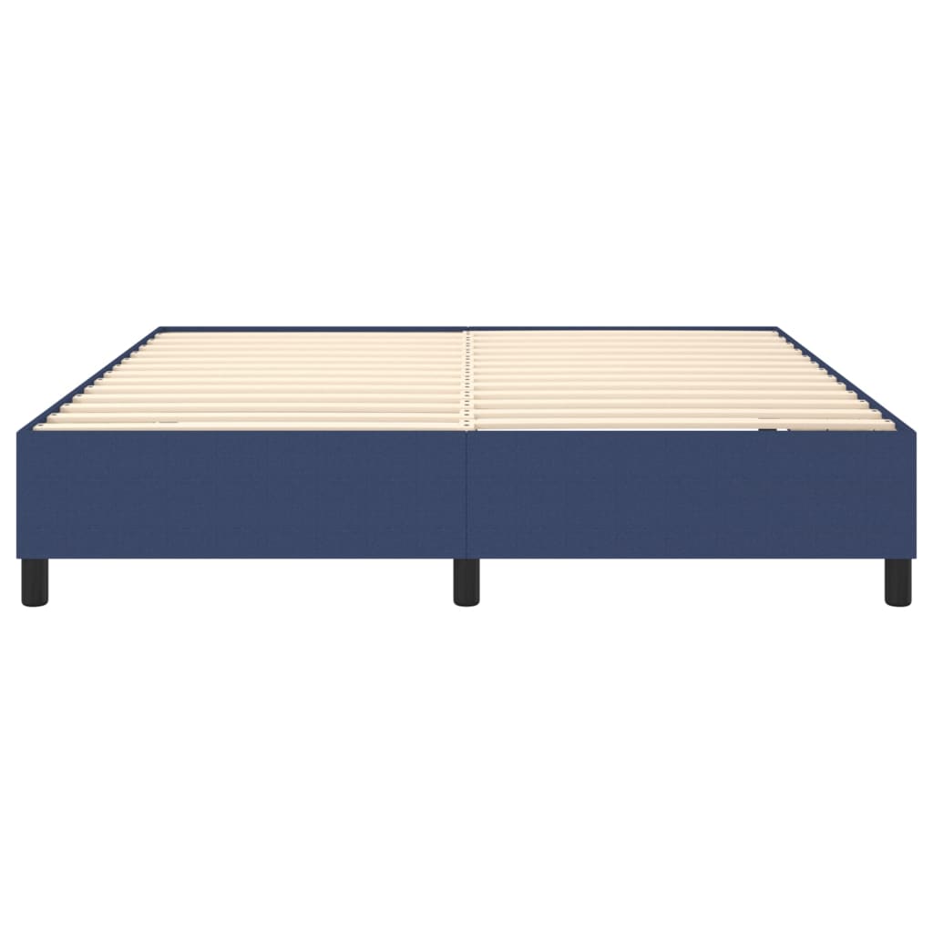 Struttura Letto a Rete a Molle Blu 180x200 cm in Tessuto | homemem39