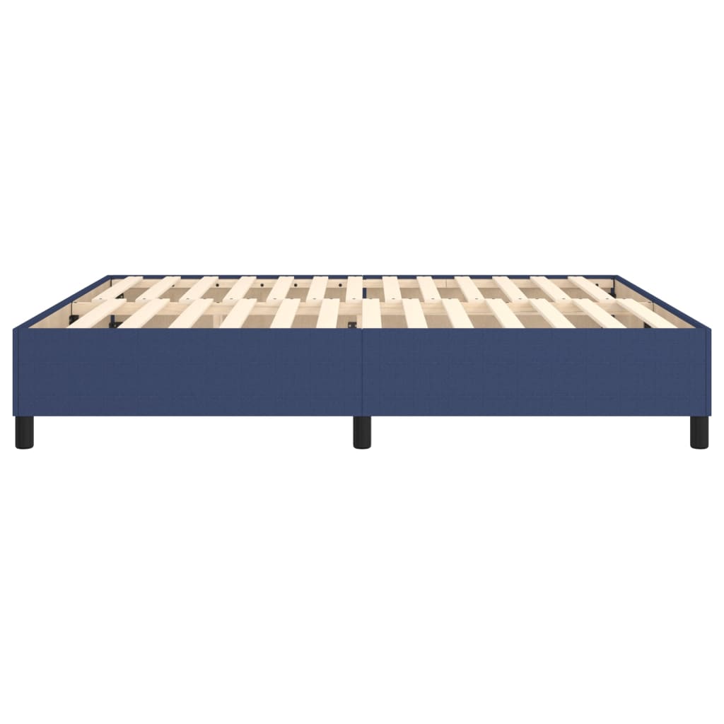 Struttura Letto a Rete a Molle Blu 180x200 cm in Tessuto | homemem39