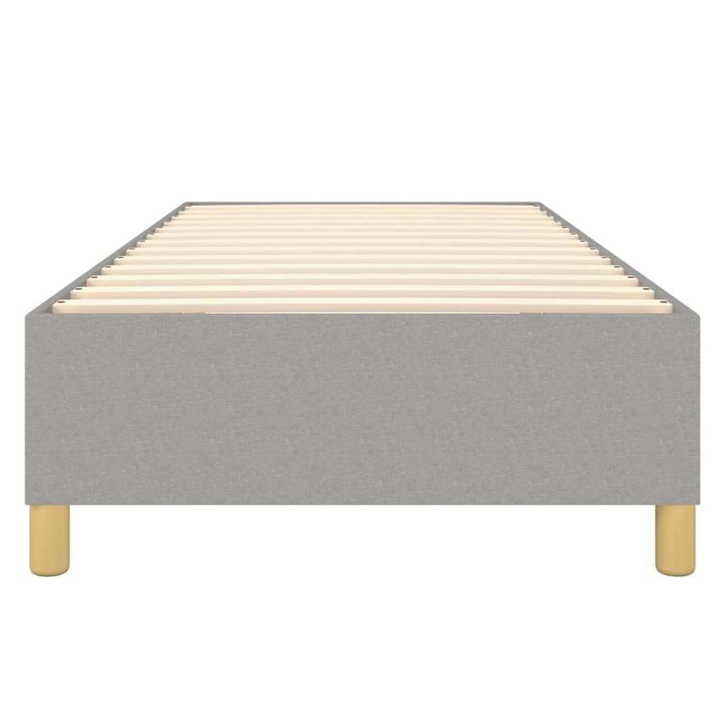 Struttura Letto a Rete a Molle Grigio Chiaro 80x200 cm Tessuto | homemem39