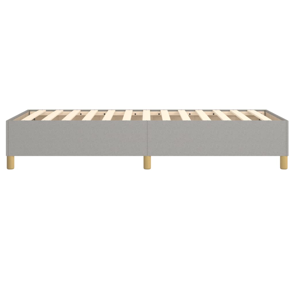 Struttura Letto a Rete a Molle Grigio Chiaro 80x200 cm Tessuto | homemem39
