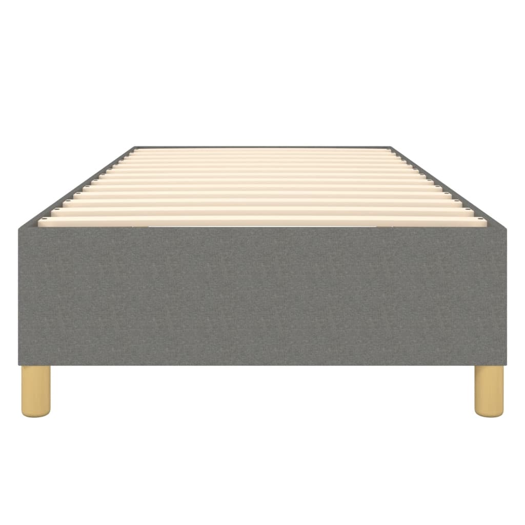 Struttura Letto a Rete a Molle Grigio Scuro 80x200 cm Tessuto | homemem39