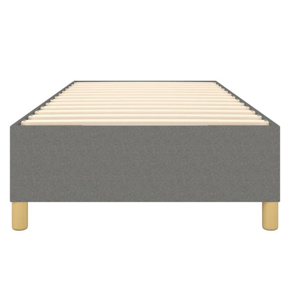 Struttura Letto a Rete a Molle Grigio Scuro 80x200 cm Tessuto | homemem39