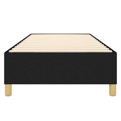 Struttura Letto a Rete a Molle Nero 80x200 cm Tessuto | homemem39