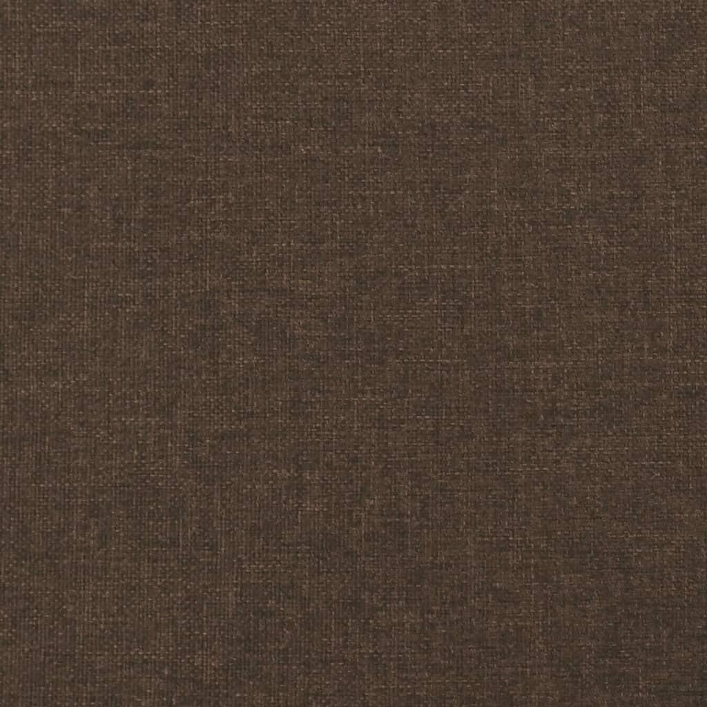 Struttura Letto a Rete a Molle Marrone Scuro 80x200 cm Tessuto | homemem39