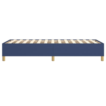 Struttura Letto a Rete a Molle Blu 80x200 cm in Tessuto | homemem39