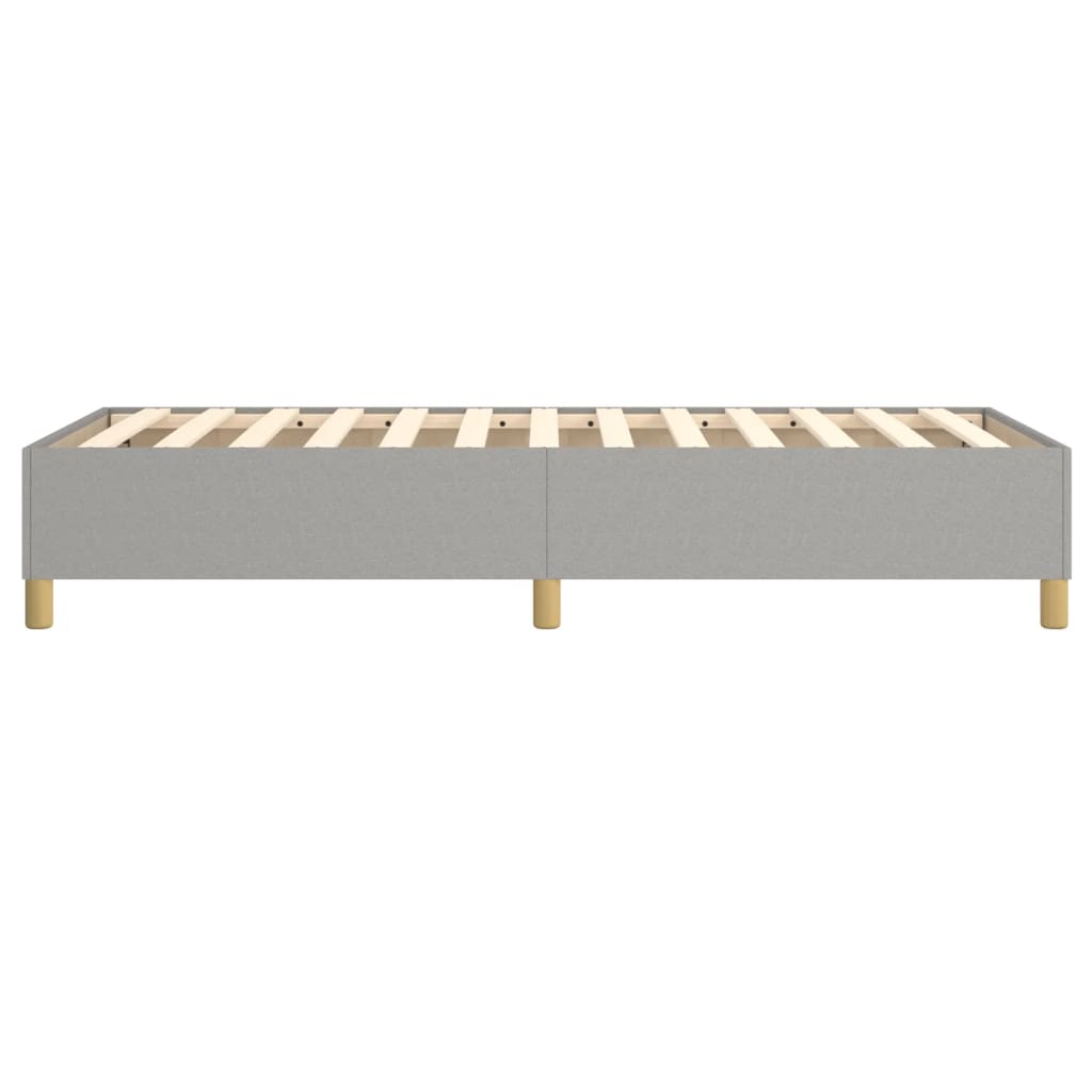 Struttura Letto a Rete a Molle Grigio Chiaro 90x190 cm Tessuto | homemem39