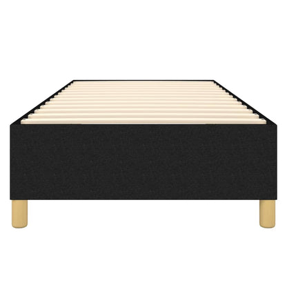 Struttura Letto a Rete a Molle Nero 90x190 cm in Tessuto | homemem39