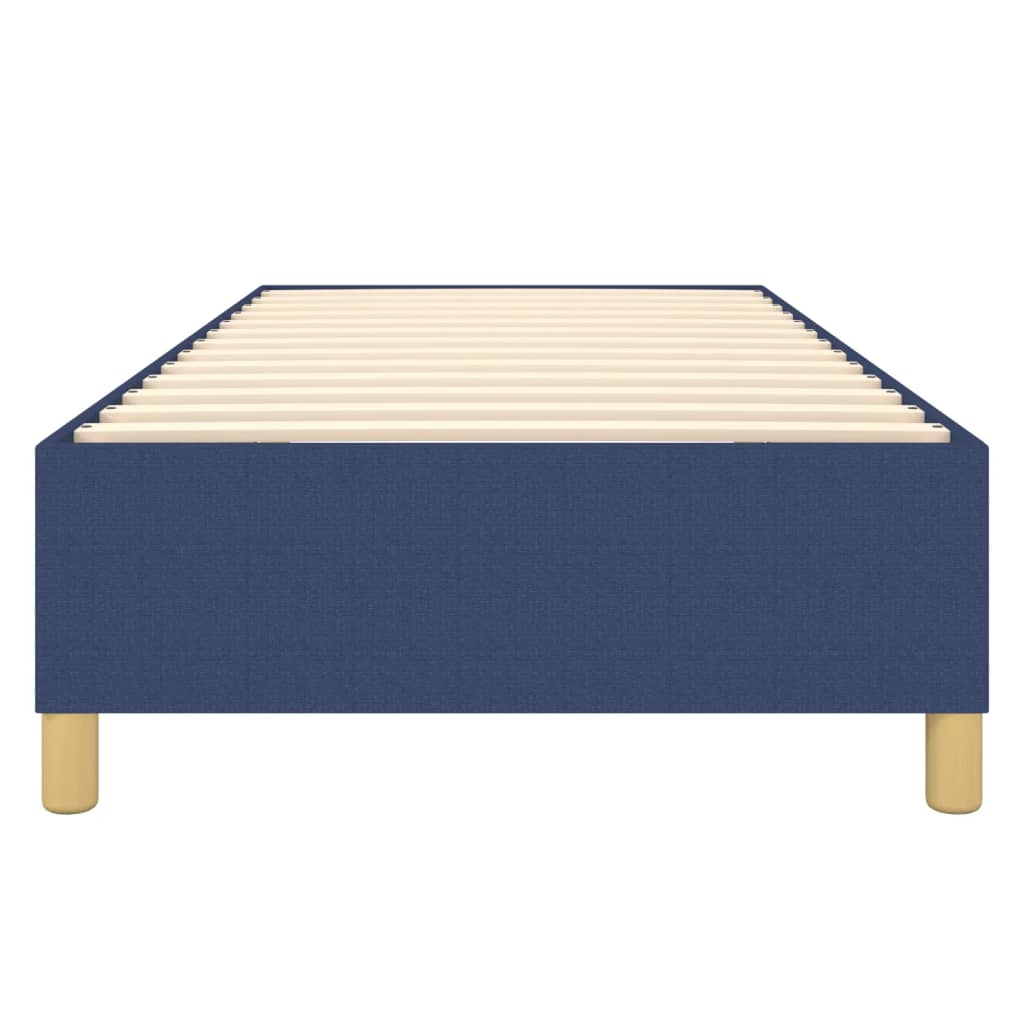 Struttura Letto a Rete a Molle Blu 90x190 cm in Tessuto | homemem39