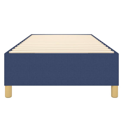 Struttura Letto a Rete a Molle Blu 90x190 cm in Tessuto | homemem39