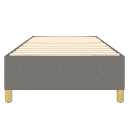 Struttura Letto a Rete a Molle Grigio Scuro 90x200 cm Tessuto | homemem39