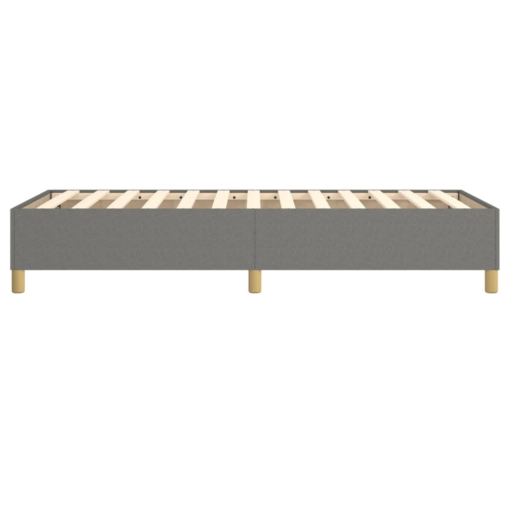 Struttura Letto a Rete a Molle Grigio Scuro 90x200 cm Tessuto | homemem39