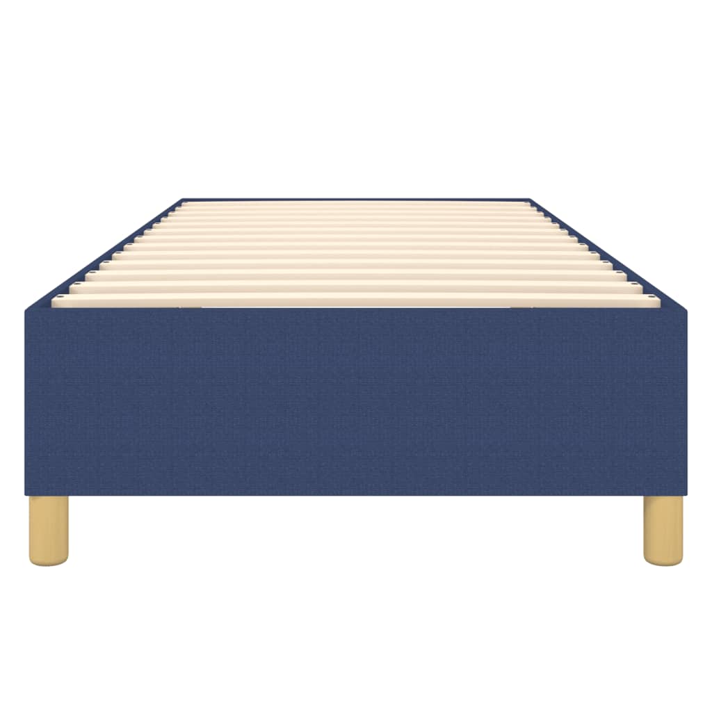 Struttura Letto a Rete a Molle Blu 90x200 cm in Tessuto | homemem39