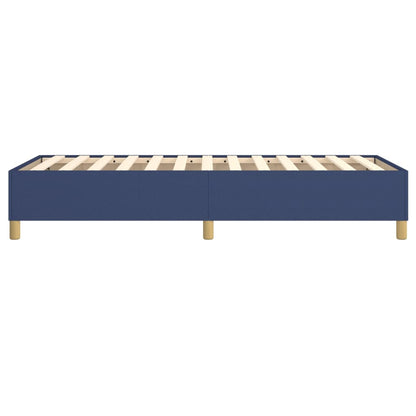 Struttura Letto a Rete a Molle Blu 90x200 cm in Tessuto | homemem39