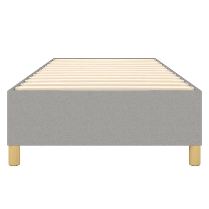 Struttura Letto a Rete a Molle Grigio Chiaro 100x200 cm Tessuto | homemem39