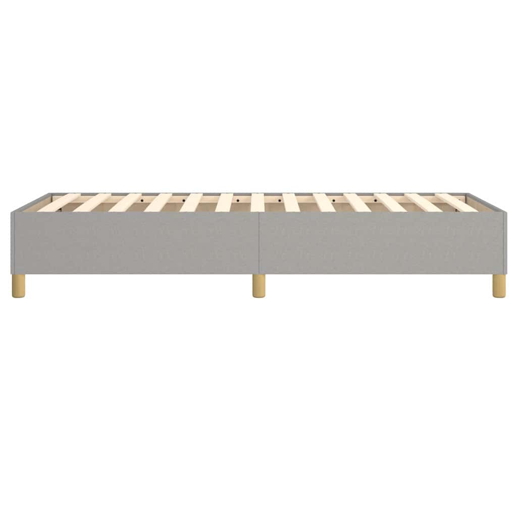 Struttura Letto a Rete a Molle Grigio Chiaro 100x200 cm Tessuto