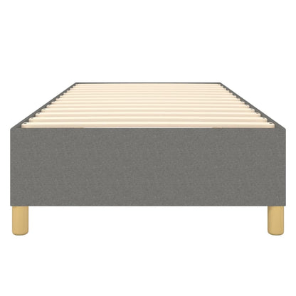 Struttura Letto a Rete a Molle Grigio Scuro 100x200 cm Tessuto | homemem39