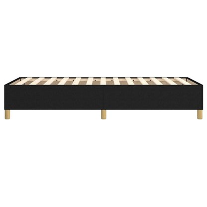 Struttura Letto a Rete a Molle Nero 100x200 cm in Tessuto | homemem39
